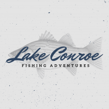 lake Conroe Fishing adventure logo